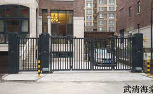 武清海棠灣智能懸折門(mén)案例