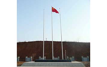 旗桿 - 電動錐形旗桿