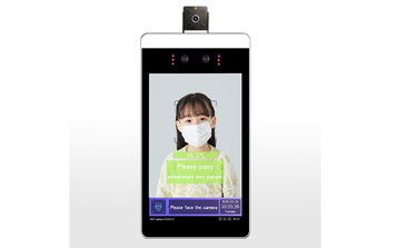 英文版溫度檢測人臉識(shí)別終端A款