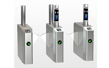 翼閘 - 人臉識(shí)別閘機(jī)圓柱款（翼閘）