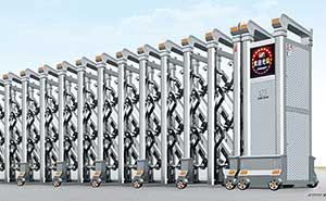 不銹鋼伸縮門 - A380系列-003不銹鋼伸縮門