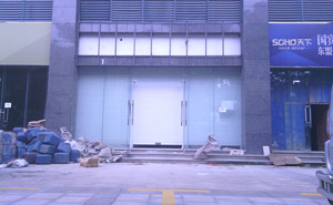 商鋪電動鋁合金卷簾門案例