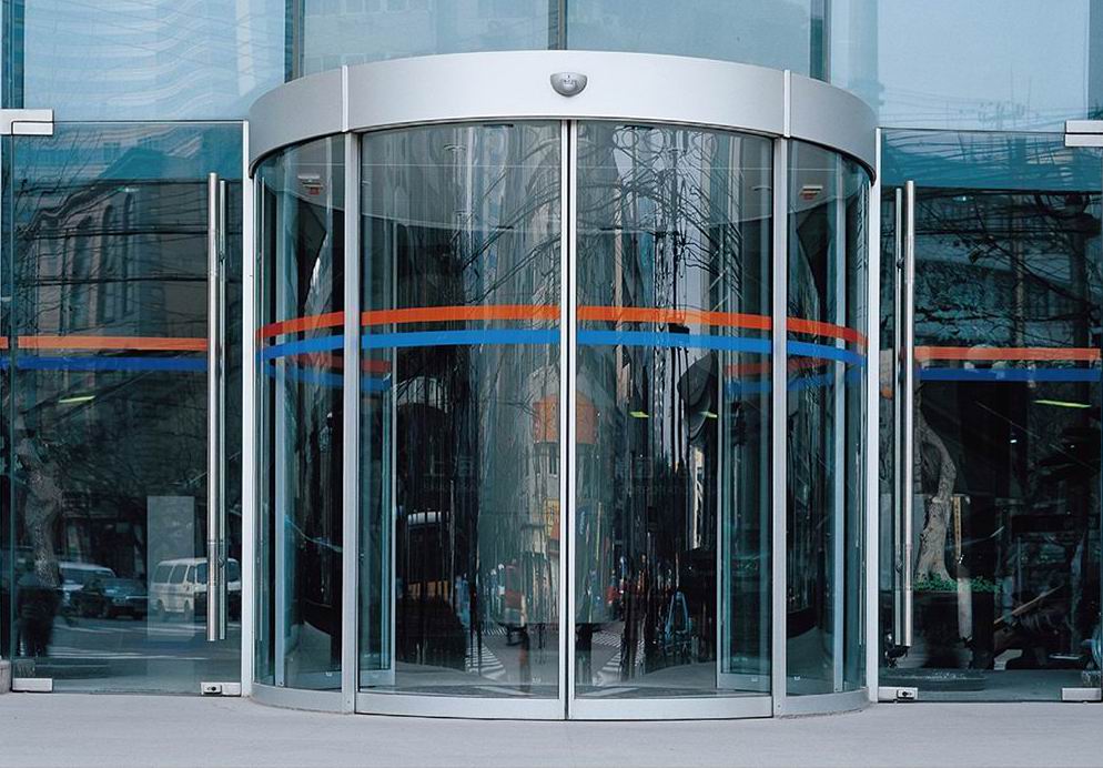 自動(dòng)弧形雙層感應(yīng)門