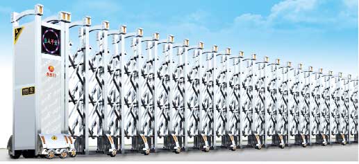 金紅門電動伸縮門