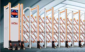 現(xiàn)代四號鋁合金伸縮門