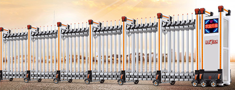 現(xiàn)代五號鋁合金伸縮門