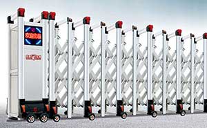 現(xiàn)代七號鋁合金伸縮門