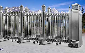 三秦大地B型電動伸縮門