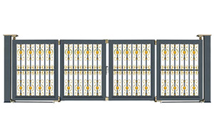 電動折疊門 - 雙開懸浮折疊門1