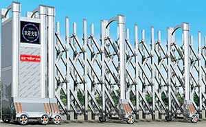 不銹鋼伸縮門 - 門衛(wèi)A-SSCL-J1303不銹鋼伸縮門