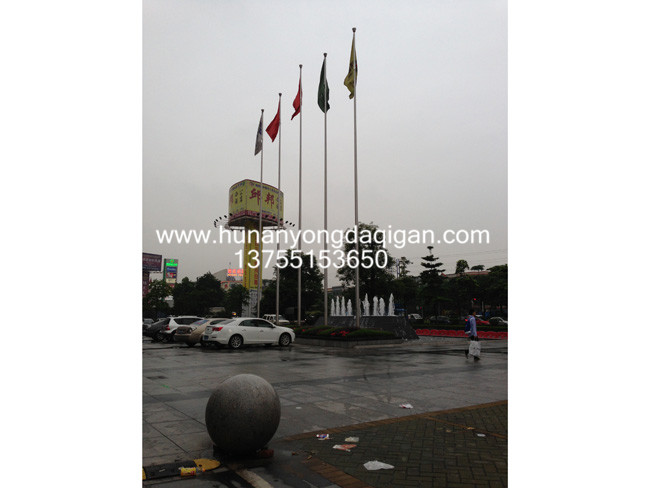 錐形手動(dòng)內(nèi)置式旗桿