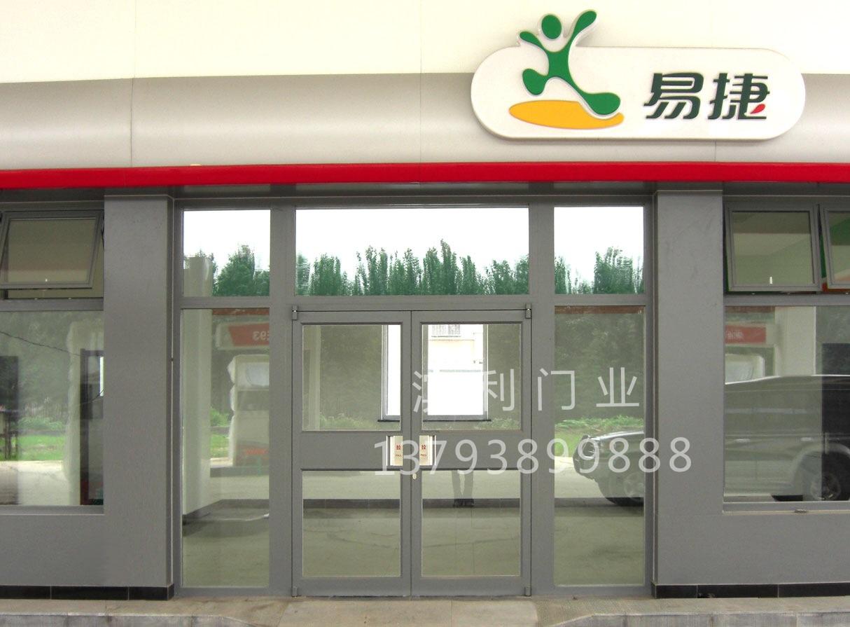 中國石化易捷便利店自動門案例 - 中出網(wǎng)-智能出入口與停車充電門戶