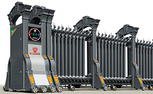 鋁合金伸縮門(mén) - 君威-16014鋁合金伸縮門(mén)