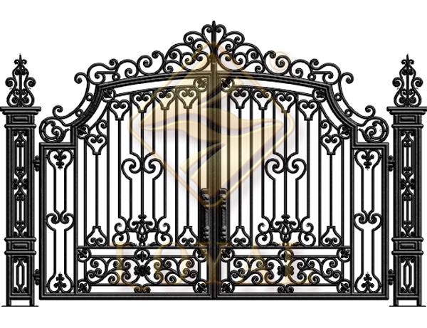 時尚鐵藝庭院大門