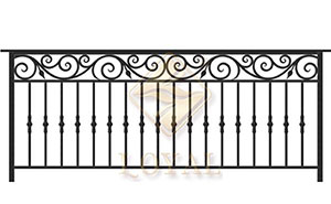 鐵藝護欄 - 簡單陽臺欄桿