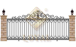 圍墻護欄 - 古樸圍欄