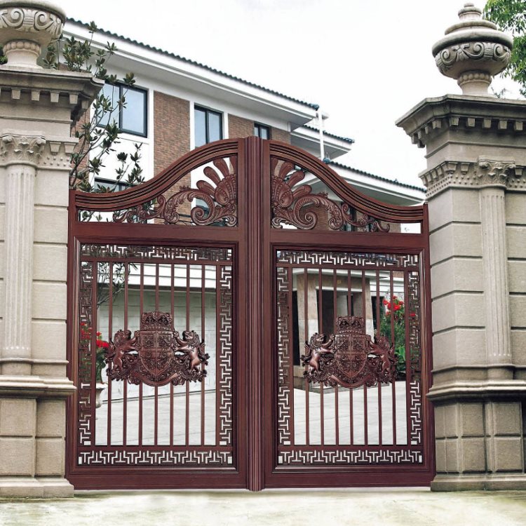 鋁藝庭院大門(mén) 黃驊樓梯欄桿生產(chǎn)安裝