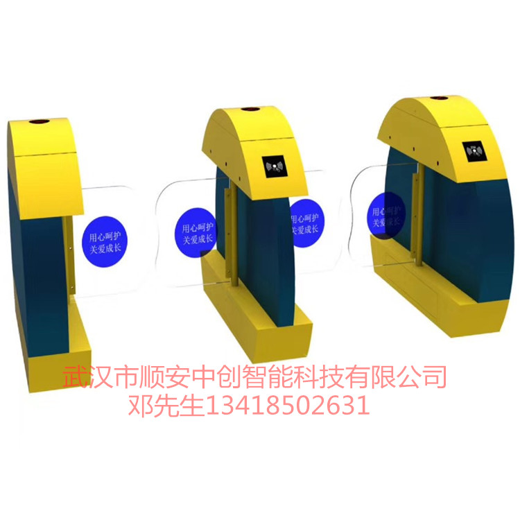 武漢幼兒園閘機手機推送智能門禁系統(tǒng)擺閘兒童樂園人行通道閘廠家
