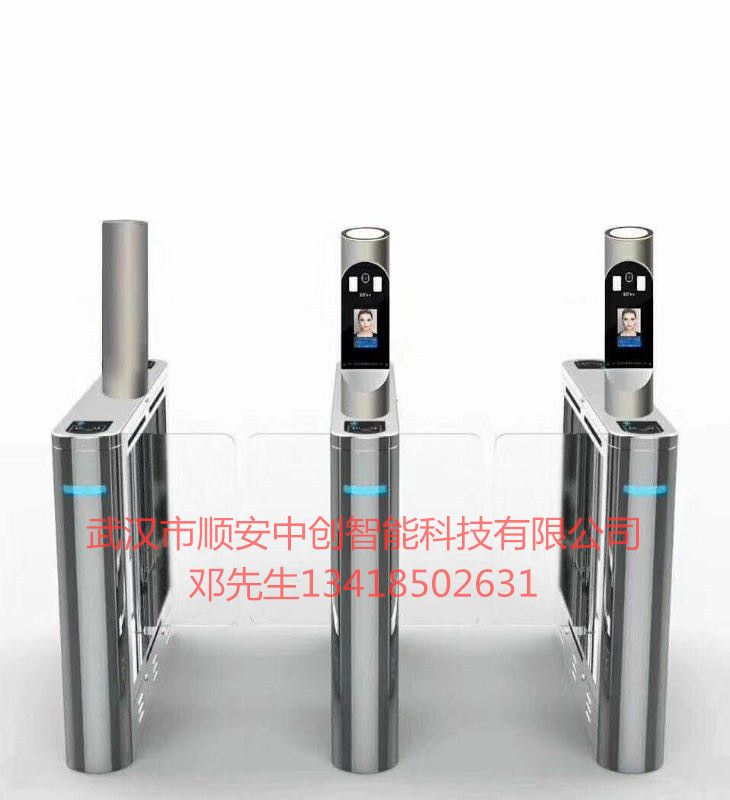 豪華防撞擺閘小區(qū)智能門禁系統(tǒng)人行通道閘人臉識(shí)別閘機(jī)武漢現(xiàn)貨