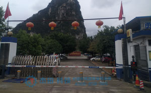 廣西柳州進(jìn)德派出所升降柱案例