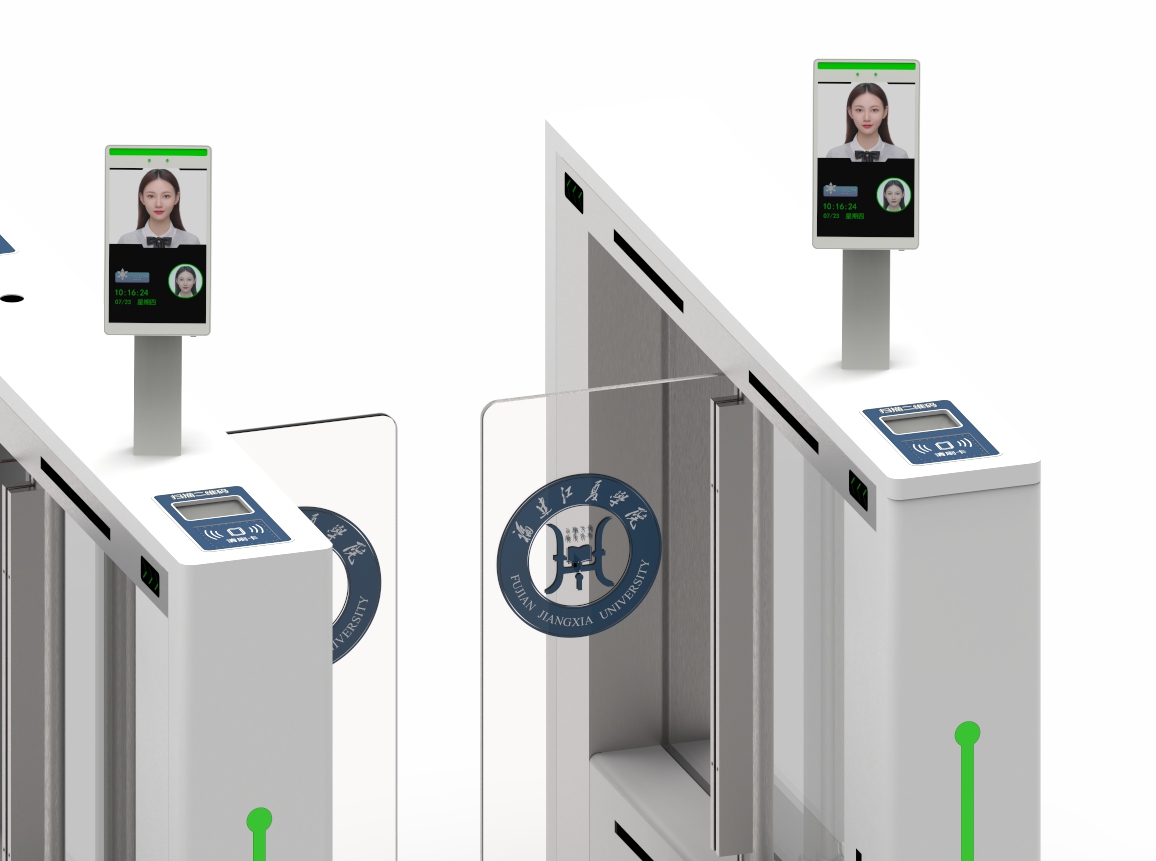 健康碼人臉測溫核驗閘機