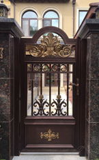 別墅大門(mén)鋁藝大門(mén)歐式鄉(xiāng)村庭院門(mén)