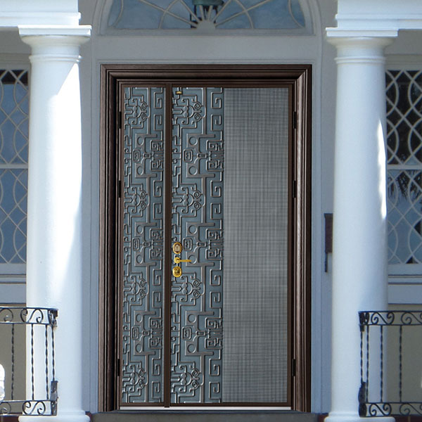 山東廠家供應(yīng)鑄鋁防盜門私人定制