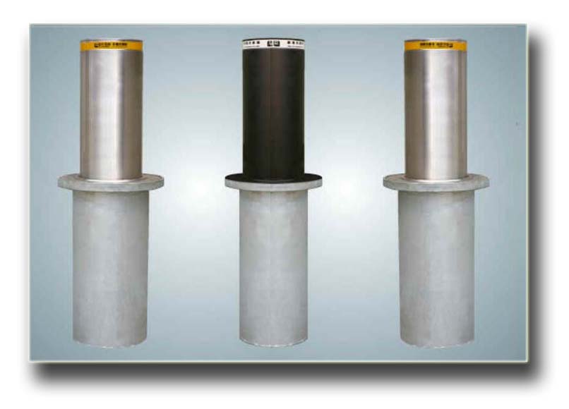 半自動升降路障