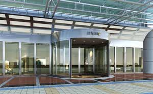 藍光地產(chǎn)集團全國總部旋轉(zhuǎn)門案例