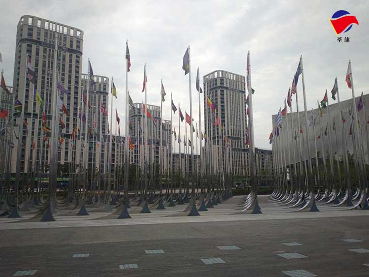 青奧會(huì)旗桿案例 - 中出網(wǎng)-智能出入口與停車(chē)充電門(mén)戶