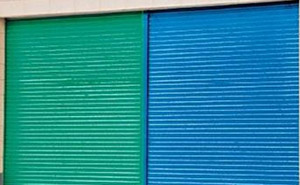 彩鋼板卷簾門 - 彩色卷閘門