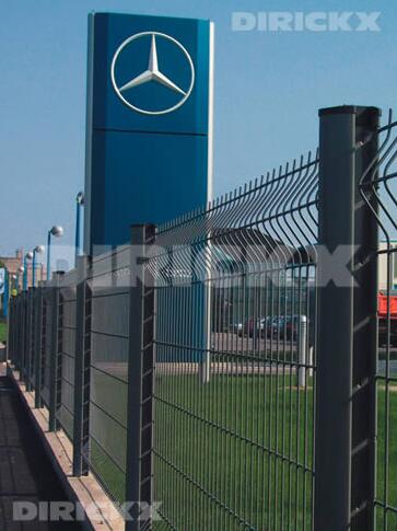 奔馳汽車公司護(hù)欄案例 - 中出網(wǎng)-智能出入口與停車充電門戶