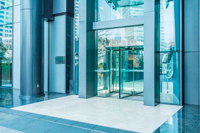 上海東亞銀行大廈旋轉(zhuǎn)門(mén)案例 - 中出網(wǎng)-智能出入口與停車(chē)充電門(mén)戶(hù)