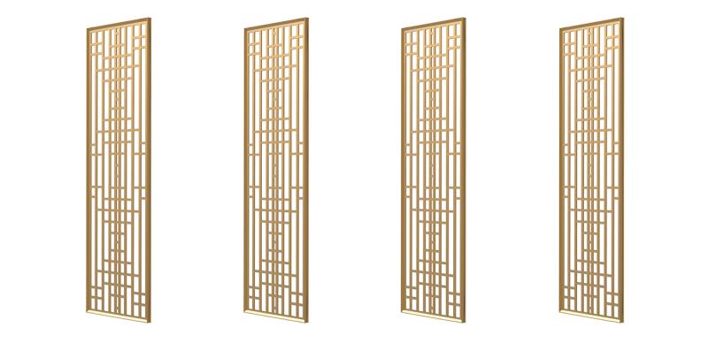 鋁藝屏風-型號E-001P