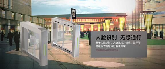 狄耐克Y3人臉識別一體機+通行閘