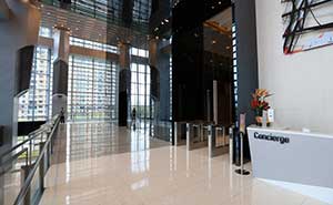 上海環(huán)貿(mào)廣場(chǎng)通道閘案例