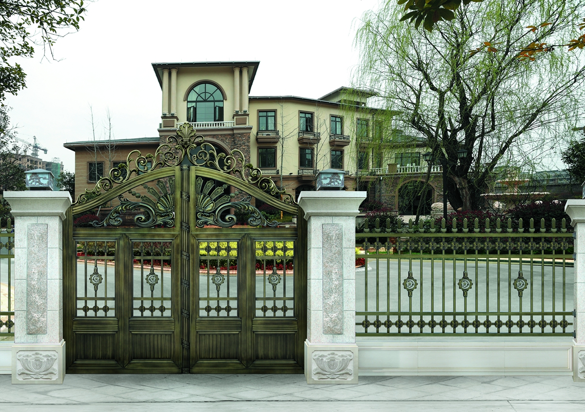 鋁藝庭院大門(mén)