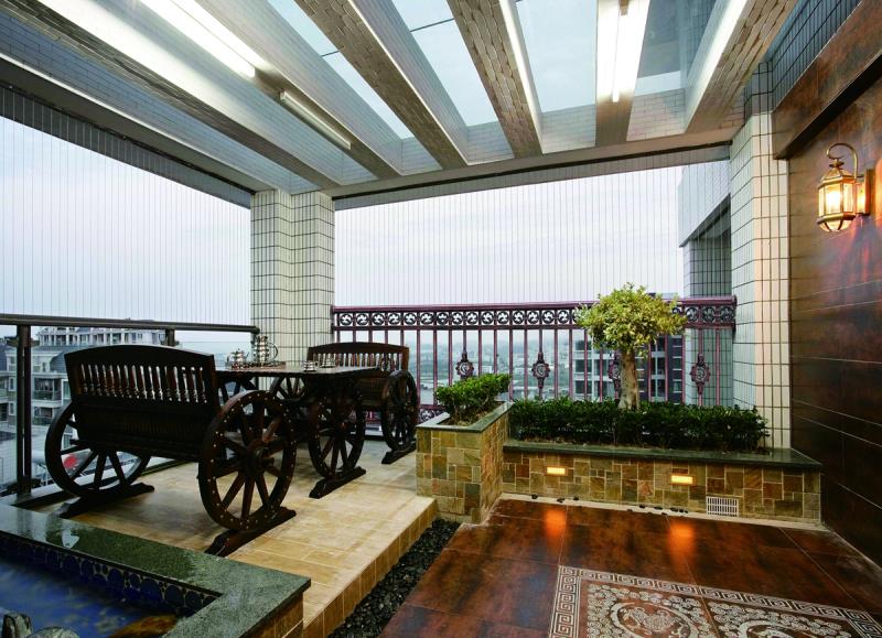 陽(yáng)臺(tái)護(hù)欄-HYL908A系列陽(yáng)臺(tái)效果圖合