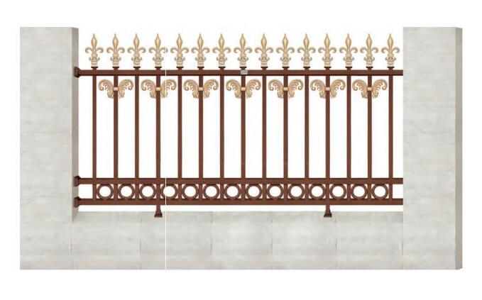 WL-17907護(hù)欄（名流深咖+藝術(shù)金黃）