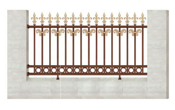 護(hù)欄 - WL-17907護(hù)欄（名流深咖+藝術(shù)金黃）