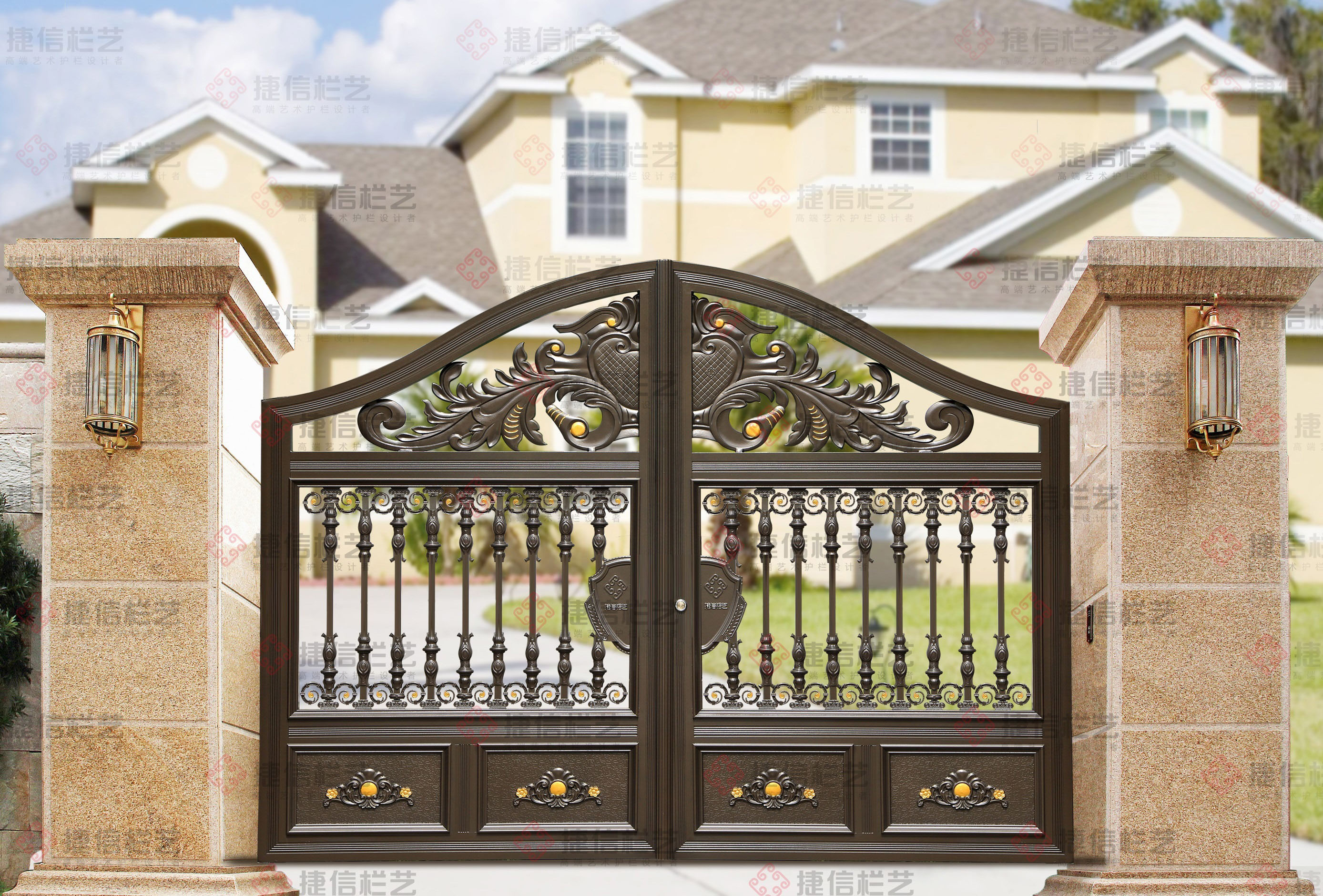 別墅庭院大門-路易世家