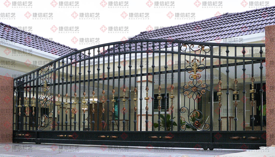 鋅鋼別墅大門JX-T699