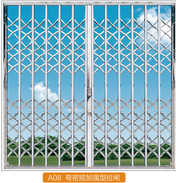 彎密欖加強(qiáng)型拉閘門