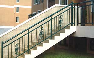 湖南常德小區(qū)住宅樓梯護欄案例 - 中出網(wǎng)-智能出入口與停車充電門戶