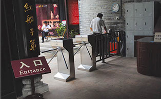 粵劇藝術博物館人行通道閘工程案例 - 中出網(wǎng)-智能出入口與停車充電門戶