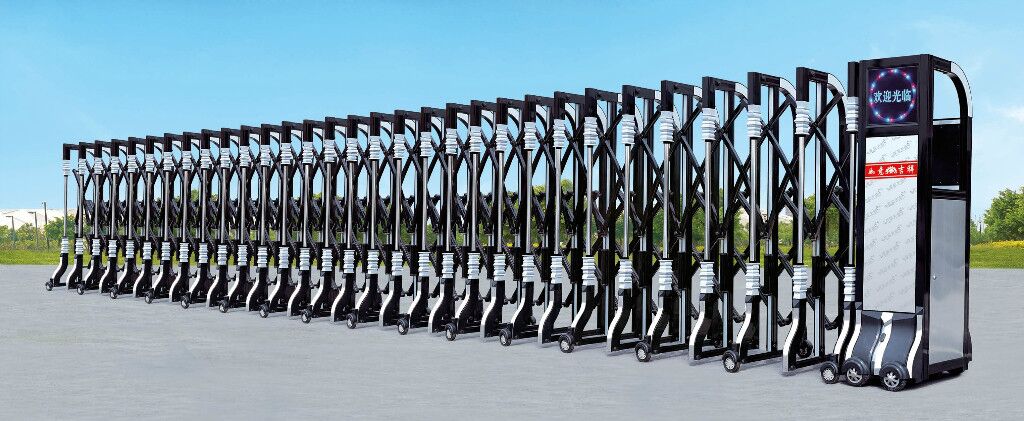 鋁合金伸縮門(mén) - 電動(dòng)伸縮門(mén)