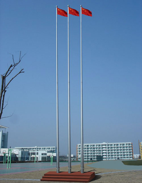 旗桿 - 不銹鋼錐形旗桿