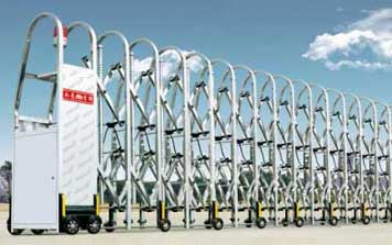 不銹鋼伸縮門 - JXD-2090-豪華叉型伸縮門