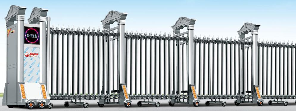 不銹鋼伸縮門(mén) - 銘潤(rùn)精拋不銹鋼伸縮門(mén)