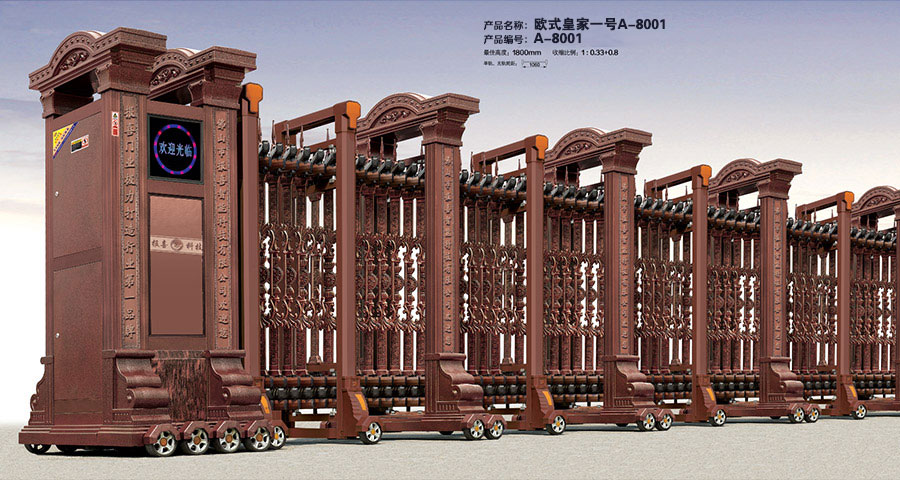 電動(dòng)伸縮門 - 歐式皇家一號(hào) A-8001